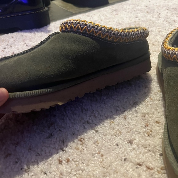 Men’s Ugg Tasman Slipper Burnt Olive Green - Picture 3 of 4